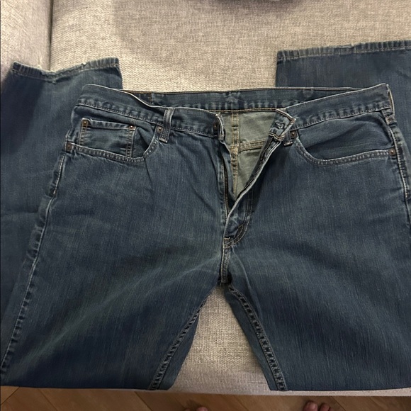 Levi's Dark Blue Straight-Leg Jeans - Picture 5 of 5